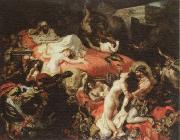 Eugene Delacroix the death of sardanapalus Germany oil painting artist